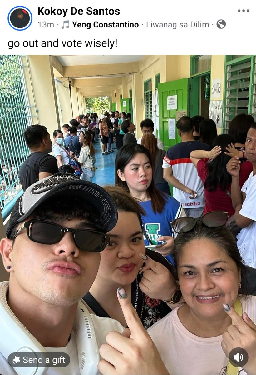 Elected ka na agad sa buhay ko, char! 😝 Pero yes, yes, go out and VOTE WISELY! 👍Nang maghari naman ang liwanag laban sa kadiliman at kasamaan!

#KokoyDeSantos
#Halalan2025