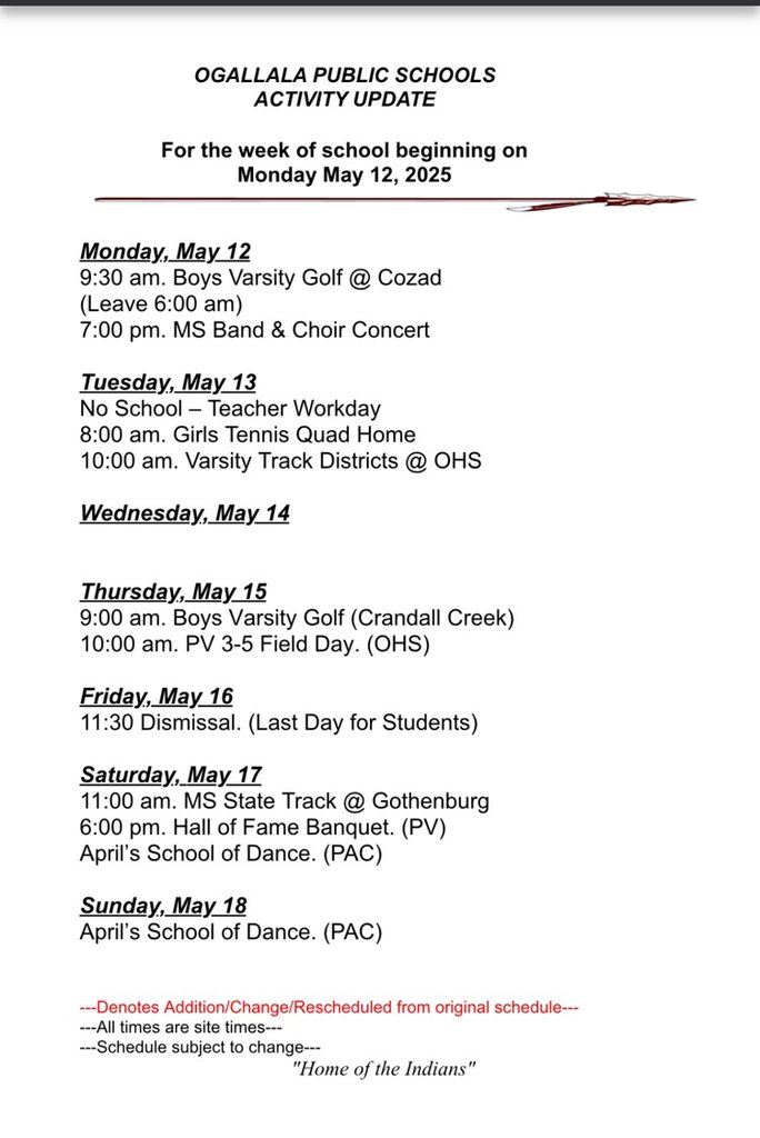 📣Activity update for the week of May 12. 
#CultureOfConfidence