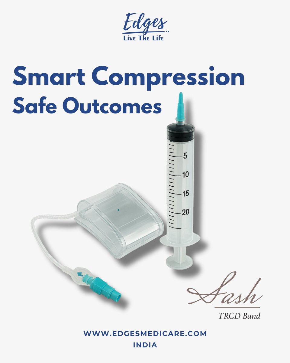 edgesmedicare's tweet image. Smart compression. Safer outcomes..
💡 The Sash TRCD Band by Edges Medicare ensures radial access safety with CE-certified design.
🌍 Trusted globally | 📧 support@edgesmedicare.com | 🌐 edgesmedicare.com
#TRCDBand #EdgesMedicare #SmartCompression #GlobalMedTech