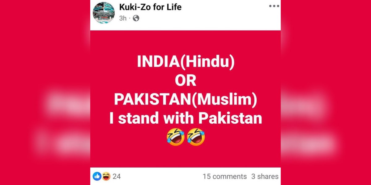 That is exactly why the GoI's decision to align with the Kukis, despite evidence of illegal immigration and fraudulent ST status claims, reflects a strategic misstep rooted in flawed security assessments. By sidelining the indigenous Meiteis, the Act East Policy fails to address