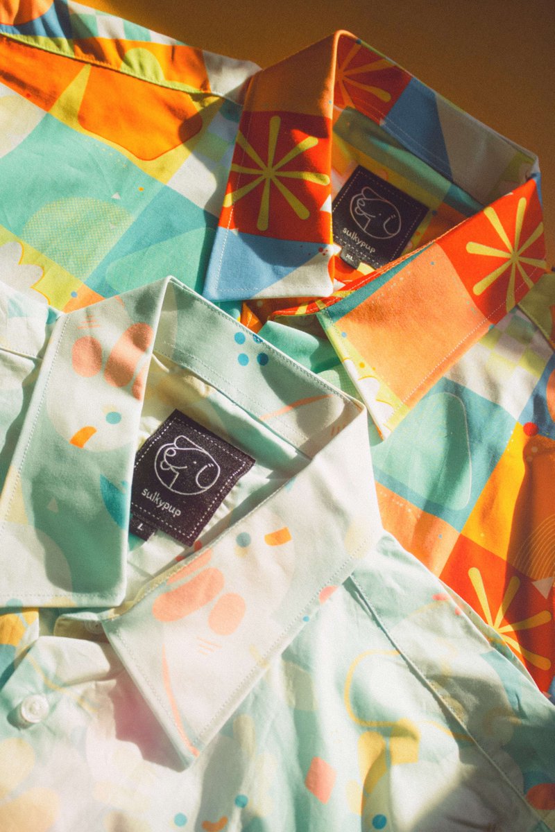Sulkypup's tweet photo. The Loxl-love button up makes it return this Friday! It'll be available for preorders for a limited time 🐠 https://t.co/fbxNwPaxGz