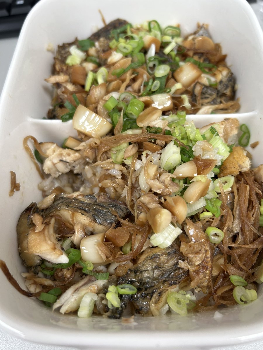 這次的吳郭魚栗子炊飯大成功！