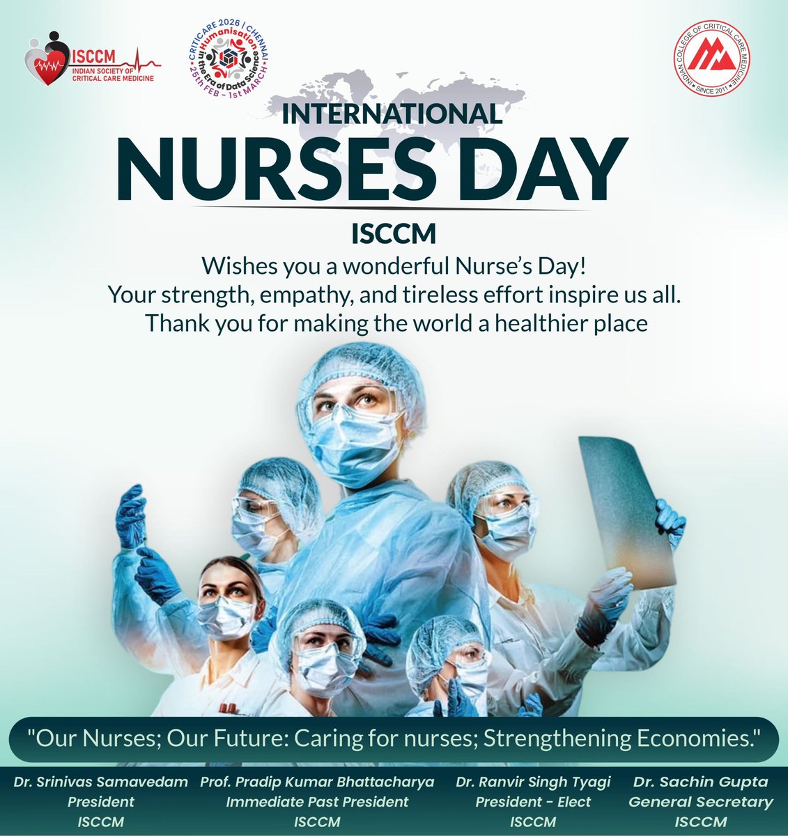 International Nurses Day

#isccm #esicm #nurses