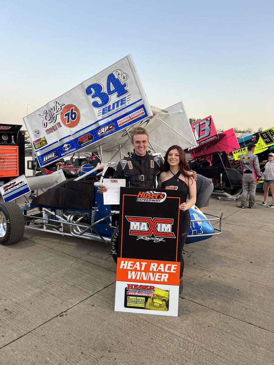 Heat Race winners from our 305 division! 🔥👊🏽 #HusetsSpeedway #HeatRace #Winners