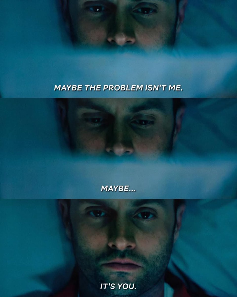 lowkhieyed's tweet photo. To all of you rooting for Joe Goldberg:
#tHePRoBLemISYoU
#JoeGoldberg https://t.co/NG3l8JYk3K