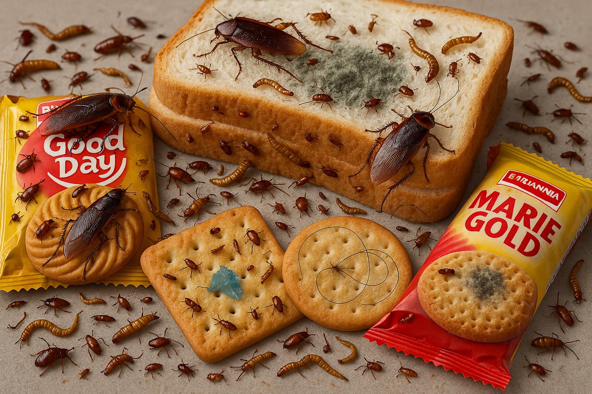 BritanniaInSCAM's tweet photo. @AnkitKu59368070 @jagograhakjago @BritanniaIndLtd @fssaiindia @DoC_GoI @PIBConsumerFood @MoHFW_INDIA @fssaiindia is too busy counting bribes & stealing food samples while @BritanniaIndLtd openly poisons Indians. Never seen a food safety dept so shamelessly corrupt—thousands are raising serious complaints, but FSSAI says “all is well.” Ethics? Buried. #FSSAIExposed #FSSAIscam https://t.co/nnmgemmAny