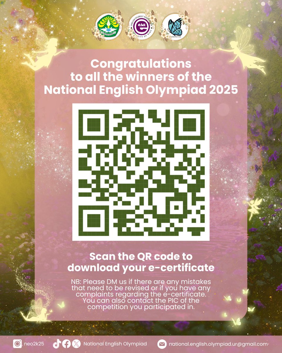 neo2k25's tweet photo. [𝐍𝐀𝐓𝐈𝐎𝐍𝐀𝐋 𝐄𝐍𝐆𝐋𝐈𝐒𝐇 𝐎𝐋𝐘𝐌𝐏𝐈𝐀𝐃 𝟐𝟎𝟐𝟓]

🎉 Congratulations to all the champions of NEO 2025! 🎉
You dared to dream, you rose to the challenge, and now it's time to celebrate your incredible achievements. https://t.co/dVA9nHWBD9