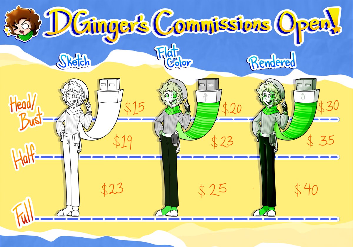 GDcool27's tweet image. //Announcement//

Hi Everyone! It's been a while and hope you're all doing great! as for the announcement today...

🎉✨COMMISIONS ARE OPEN!✨🎉
the first one i have OwO

And will only have 4 slots for now and further notes are in the image below, Thank you all!
#commissionsopen