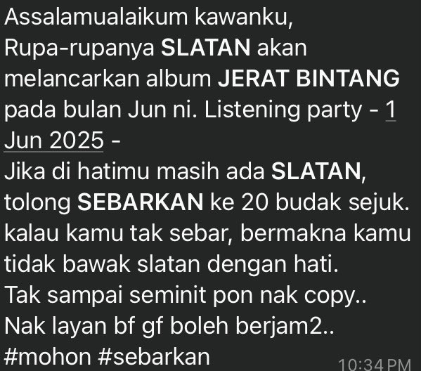 Excuse me, nak tanya.. on ❌on?