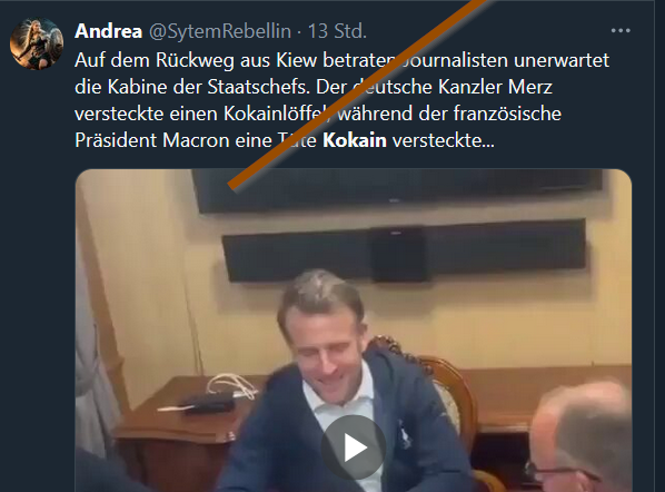 Walnusskipferl's tweet photo. @jono0815 Sehr vielen Accounts scheint es ein Bedürfnis gewesen zu sein, sich zum Putin-Deppen zu machen.
#Kokain!!!1!
#Sellner, #Matussek, #EvaHerman und dier #AfDödel https://t.co/HN1yzmW3Eb