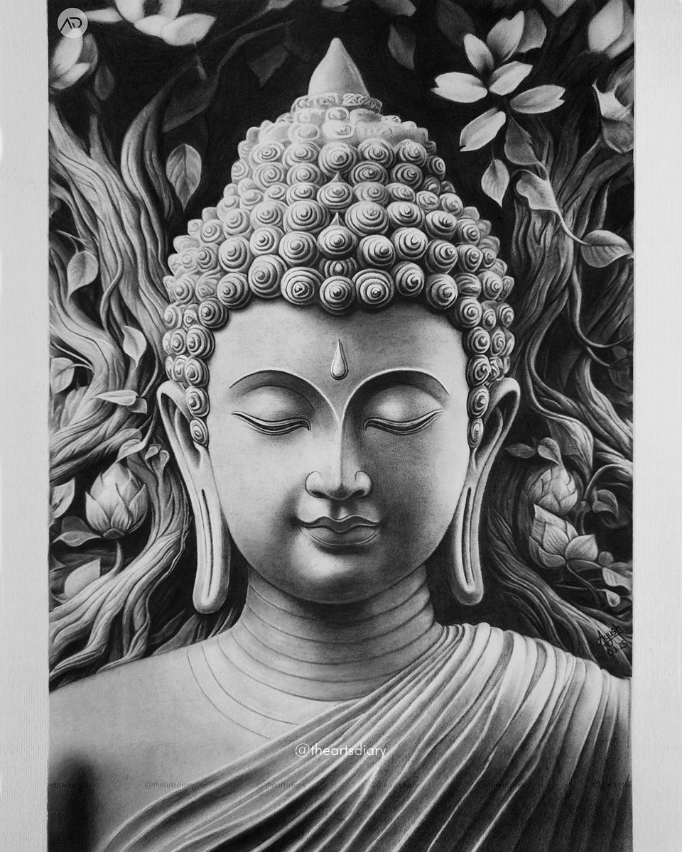 ayush_diaries's tweet photo. ‘Sambodhi’ — a journey inward.
Over 100 hours, one artwork, & countless quiet moments that felt like meditation.
Finished and shared today, on the most meaningful day possible - Buddha Jayanti.
Wishing peace to all who pause here.
#BuddhaJayanti #GraphiteArt #ArtWithIntention https://t.co/Fxb2lpo2G9