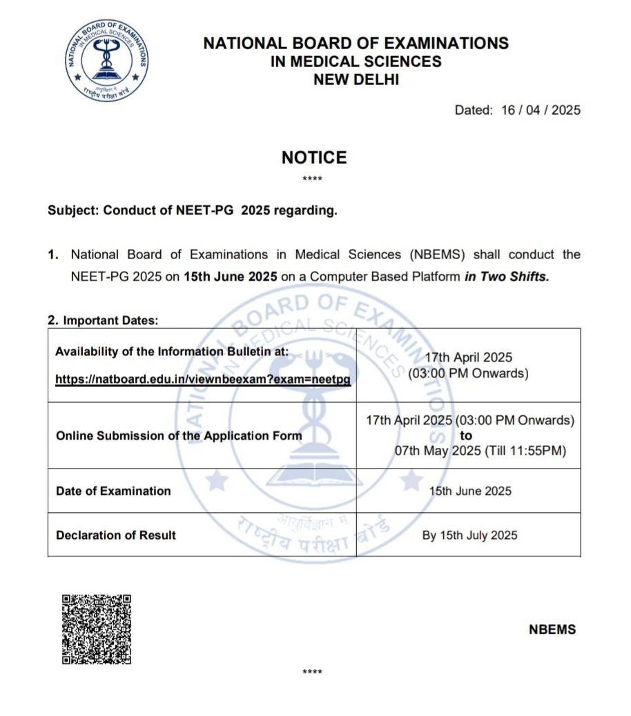 We are requesting <a href="/MoHFW_INDIA/">Ministry of Health</a> Mr. <a href="/JPNadda/">Jagat Prakash Nadda</a> ji, to #postpone the #INICET for a month and #NEETPG for two months. Kindly convey it to the <a href="/aiims_newdelhi/">AIIMS, New Delhi 🇮🇳</a> and #NBEMS, to notify ASAP.
Postpone #INICET2025 to 15th June and #NEETPG2025 to 10th August and conduct it in a Single Shift.