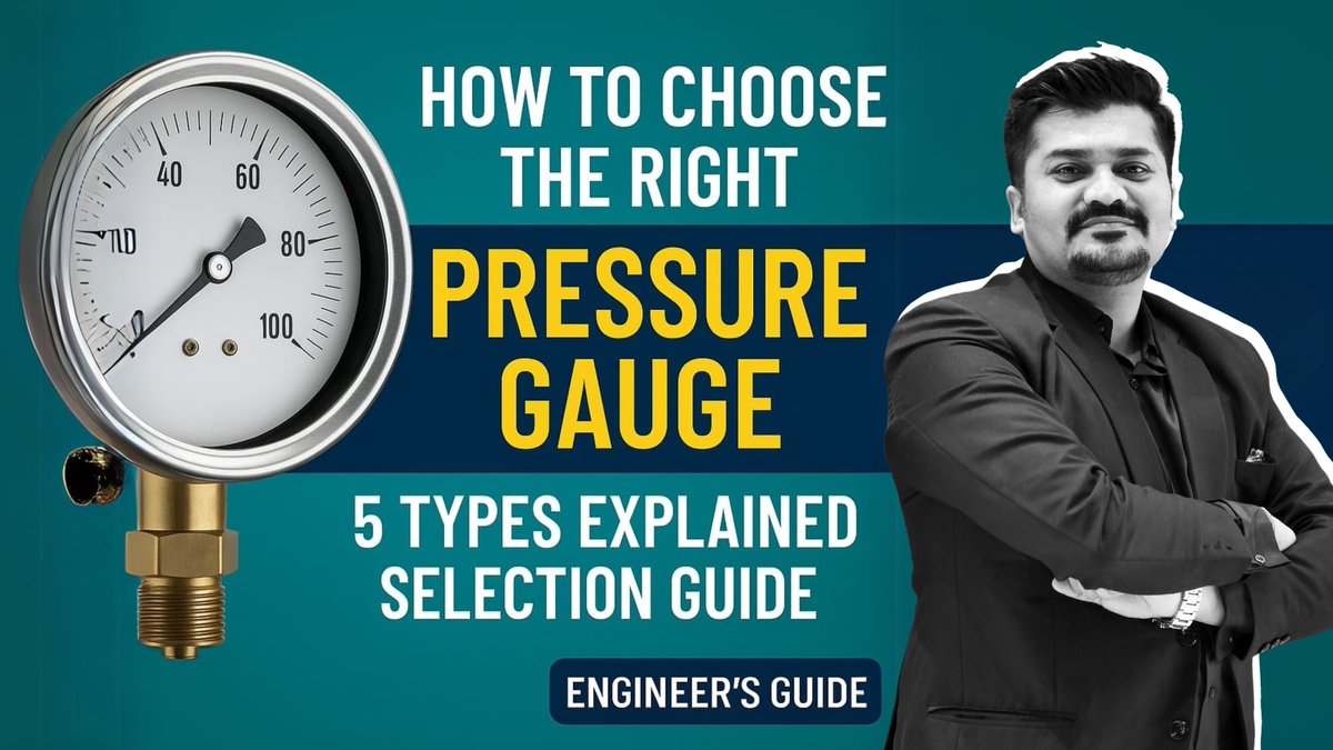 TechartRad28699's tweet image. Engineers, Plant Managers, EPC Contractors—Need help picking the right Pressure Gauge?

We cover types, selection steps &amp;amp; real-world use cases in under 5 minutes.
youtu.be/oga2PbiooVo

#RadicalTechMart #RadicalTechArt #RadicalTalks #RajKanabar #PressureGauge #Instrumentation