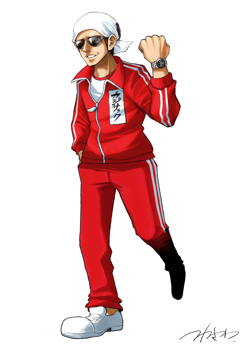 「下町ロレックス(特別版)予約特典のステッカー用イラストです表紙のカジサックさんに」|塚沢 サンゾ夫のイラスト
