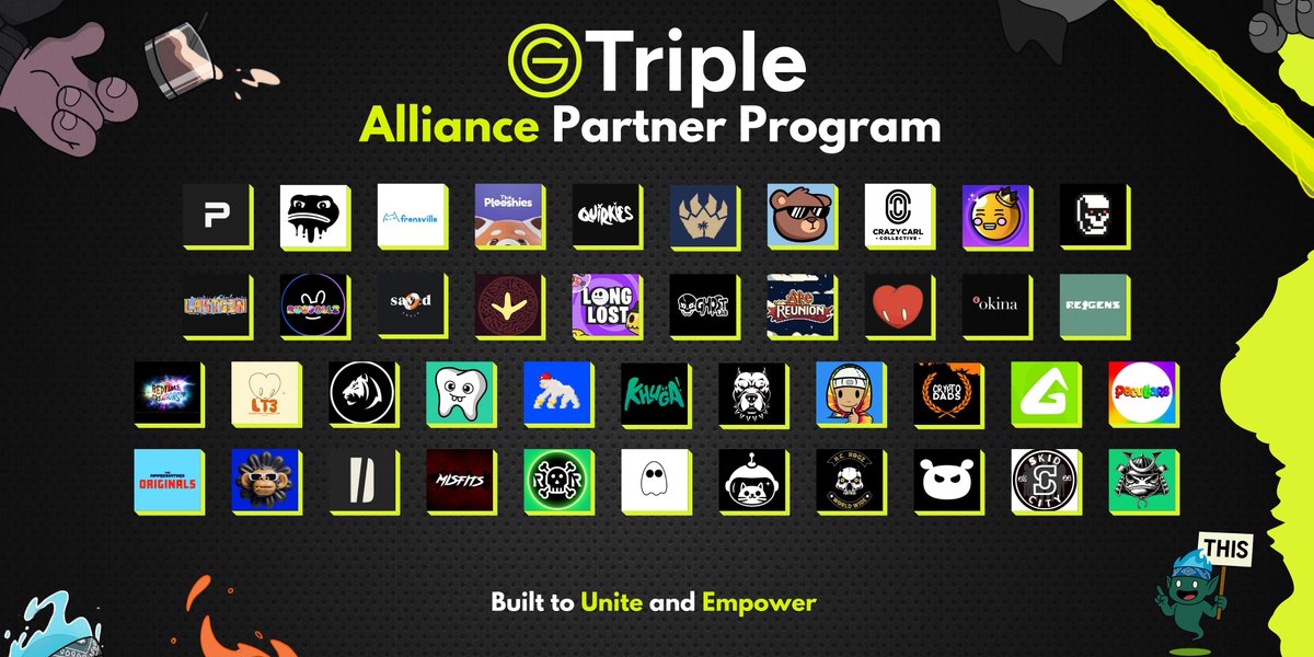 OGTriple Official (@ogtriplemedia) on Twitter photo The <a href="/OGTripleMedia/">OGTriple Official</a> Partner Program
Built to Unite & Empower
Our partners & their holders will have exclusive access to several parts of the OGTriple ecosystem, platform and resources
In return, we had one simple request.. Trust Us
This week, every holder of these projects The <a href="/OGTripleMedia/">OGTriple Official</a> Partner Program
Built to Unite & Empower
Our partners & their holders will have exclusive access to several parts of the OGTriple ecosystem, platform and resources
In return, we had one simple request.. Trust Us
This week, every holder of these projects