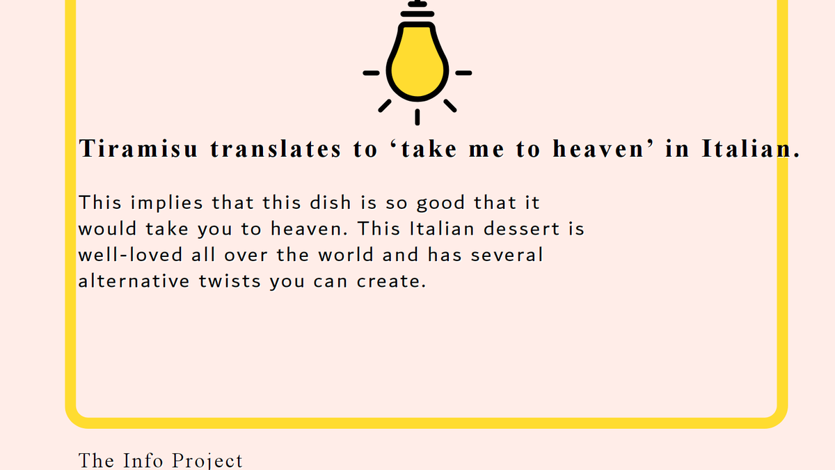 FunFactProject's tweet photo. Fun fact: This Italian dessert is heavenly!  Loved worldwide, with endless delicious variations. https://t.co/FoTROn9fuN