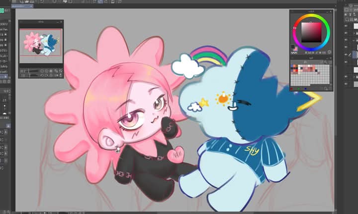 Omorii21's tweet photo. ถ้าผมวาดเสร็จน้าาาา🤧🫵💕
#SkyNani
#SMYLE #NEONA https://t.co/NtKo1jIgla