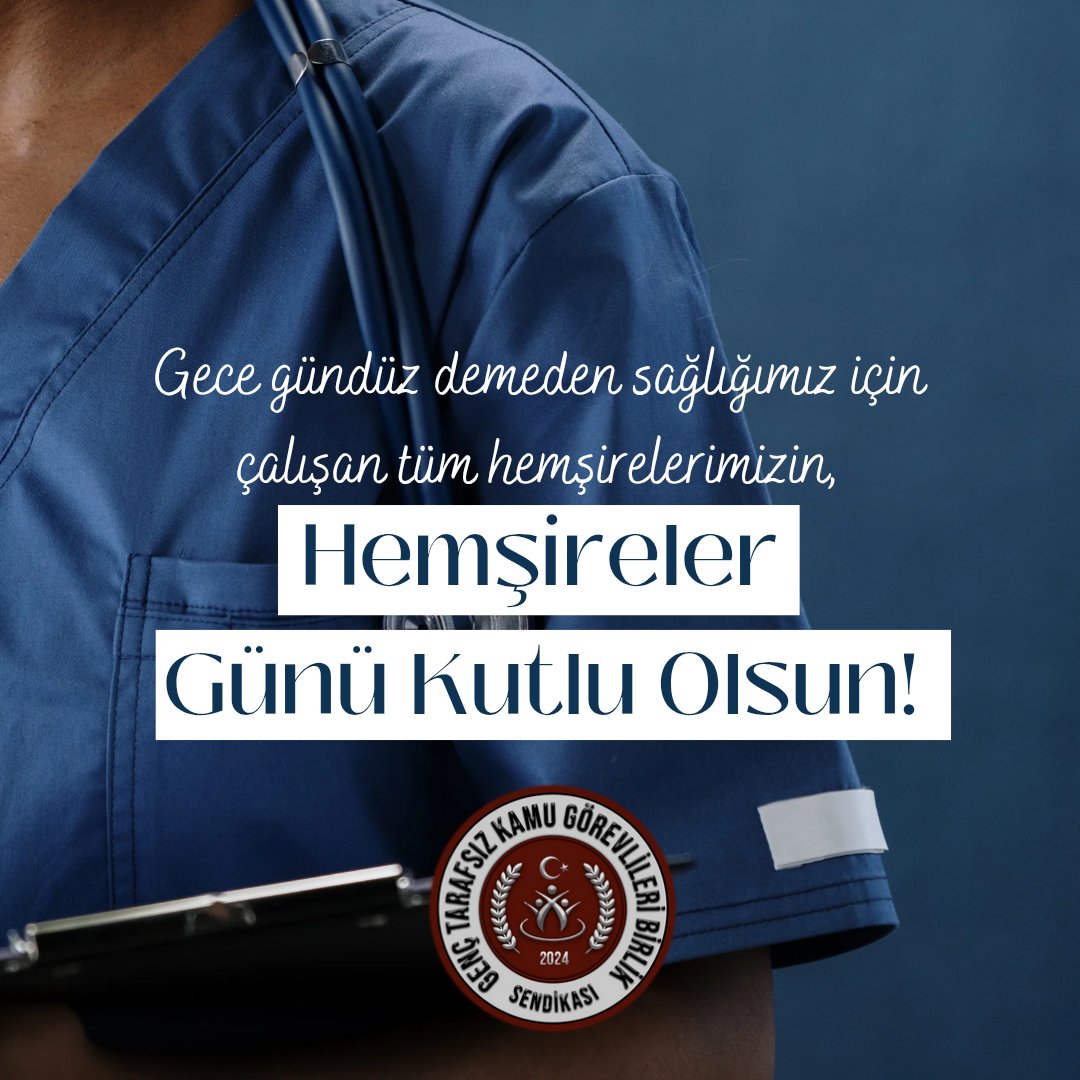 “Sağlık hizmetlerinin ayrılmaz bir parçası olan, özverili çalışmalarıyla toplum sağlığına büyük katkı sağlayan tüm hemşirelerimizin Hemşireler Günü'nü en içten dileklerimizle kutluyoruz.”

#HemsirelerGunu