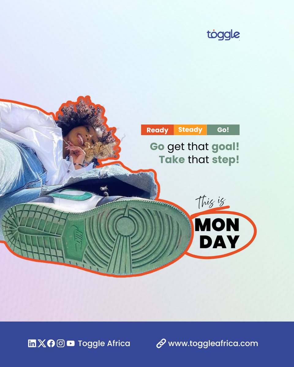 toggle_africa's tweet photo. Happy New week Fam!
#toggle #togglecommunity #togglewithus #monday #HappyNewWeek https://t.co/hP3CRmL40Y
