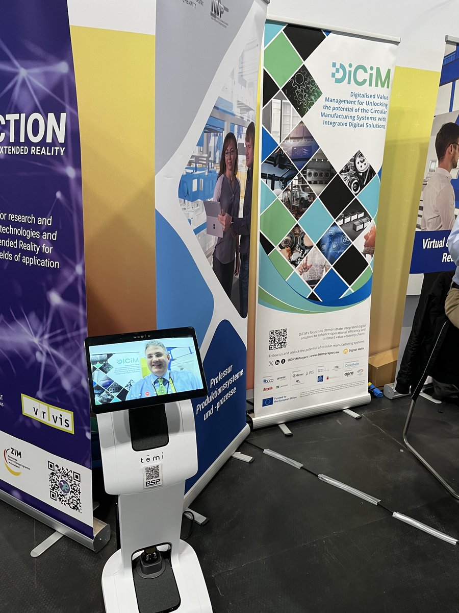 🚀 The #DiCiM project was proud to showcase our latest developments at XR EXPO 2025 in Stuttgart!

Represented by our project partners <a href="/TUChemnitz/">TU Chemnitz</a>, the XR EXPO is an event for Virtual, Augmented, and Mixed Reality 

Thank you to everyone who stopped by and engaged with us