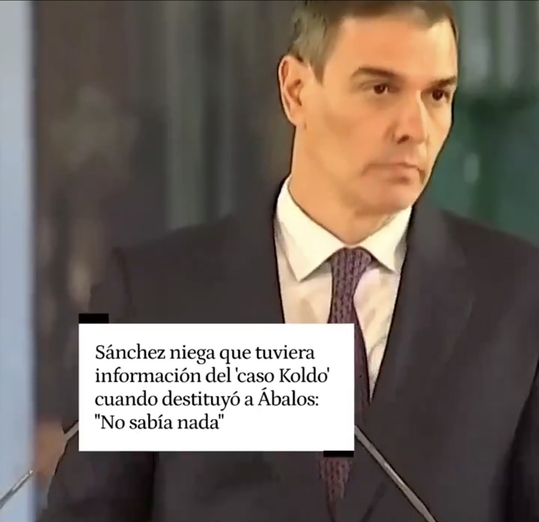 epesimo's tweet photo. D los whatsapps entre el delincuente #Sánchez y el delincuente #Ábalos se DEDUCE q el motivo del cese no fue la corrupción, sino el REPARTO del BOTÍN d las mordidas (©Fede)
#ElCascabel12M #12MayoESP #LaNoche24h #LaHora12M #TEM12M #Elprogramadear12M #Psoe #YAS12M #TardeAR12M https://t.co/izPazhmET4
