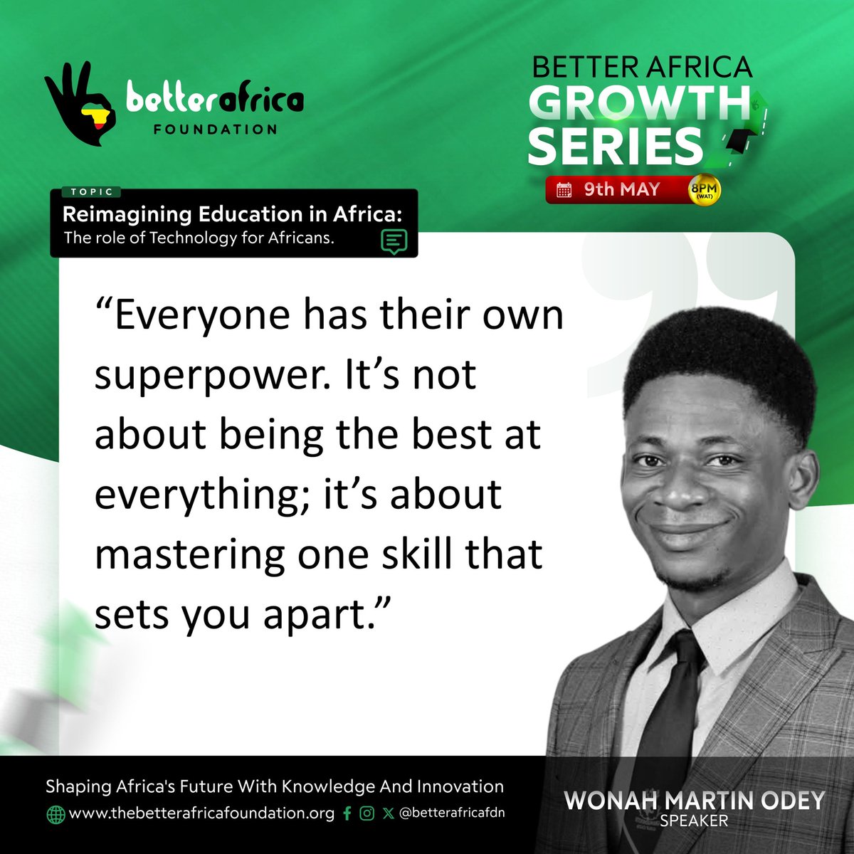 Highlights from last Week's Growth Series 
Week 4