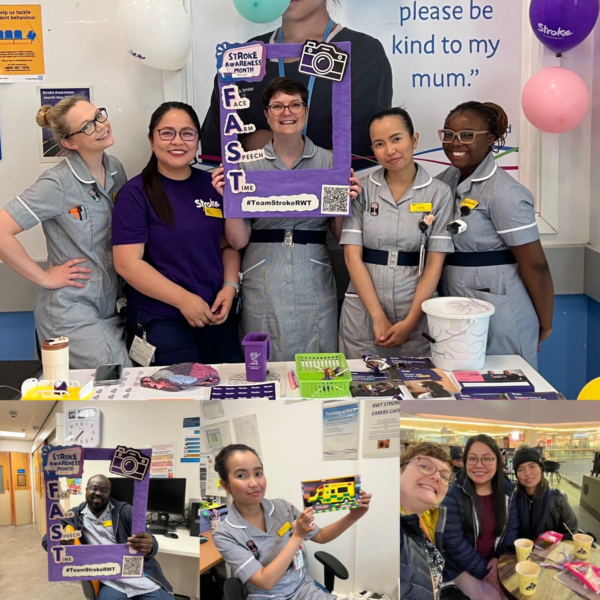 On #InternationalNursesDay2025 I want to say a huge thankyou to Atta, Doris, Gabby and Mai our stroke CNS team could not function without you! Lucie Emma and myself couldn’t be prouder to work with you and learn from you- you bring knowledge and skills from around the world. 🌍