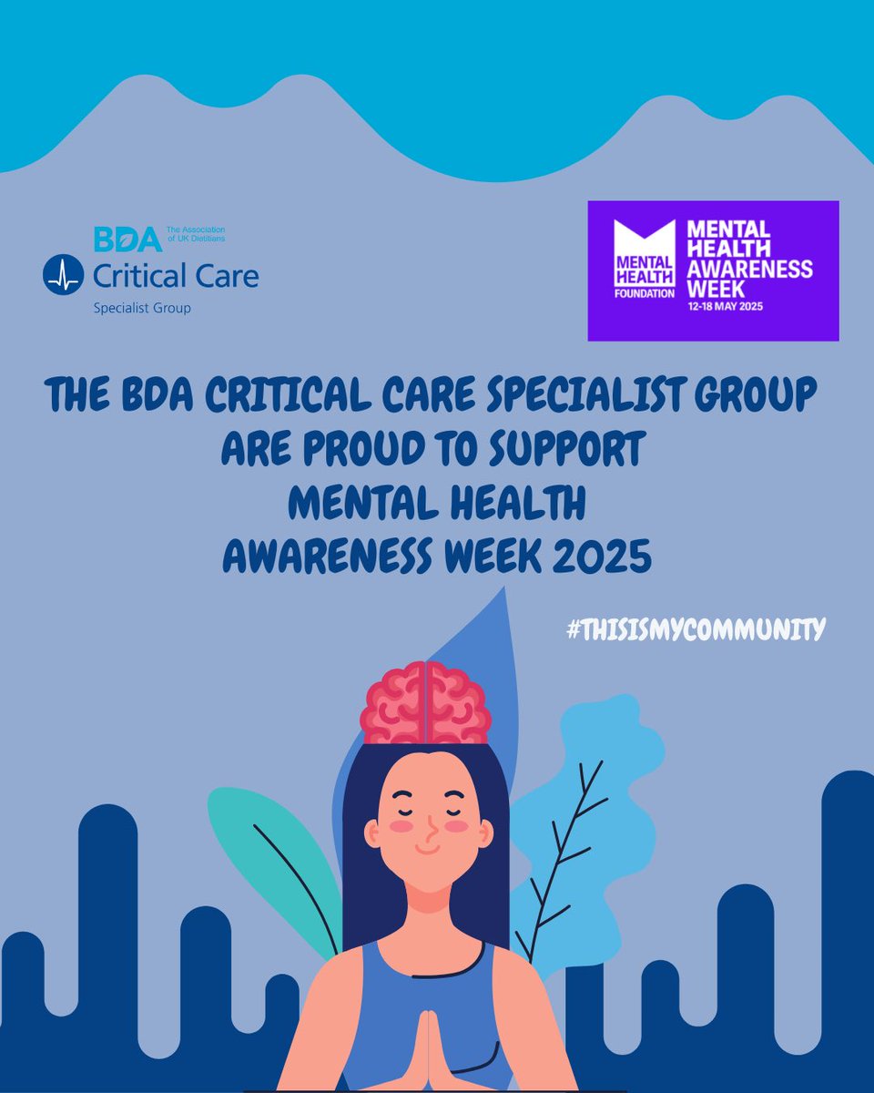 On the #MentalHealthAwarenessWeek, the Critical Care Specialist Group stands united in support of mental well-being.
Because we can only care better for others when we care for ourselves.
#Thisismycommunity
#CCSG #CriticalCare #MentalHealthMatters #WellbeingInHealthcare #MHAW2025