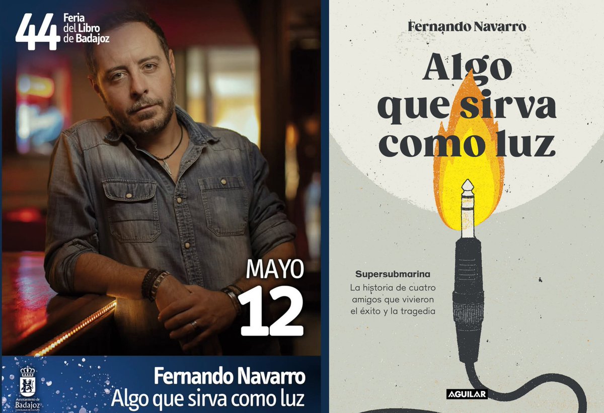 jjcho_BA's tweet photo. Hoy lunes visita la @FLBadajoz los autores @fernavarro17 con el libro #AlgoQueSirvaComoLuz y
@rodrigocortes presentando #CuentosTelúricos
¡Os esperamos en nuestra caseta de La Casa del Libro, ¡aprovecha nuestro 10% de descuento!
#44FLB
#FeriaDelLibroBadajoz https://t.co/sRZ1PJsB0r
