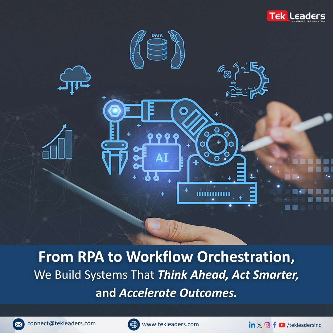 TekLeadersInc's tweet image. At Tek Leaders, we design solutions that move faster, think ahead, and deliver real, measurable outcomes.

tekleaders.com/services/erp-s…

 #BusinessAutomation #WorkflowIntelligence #RPA #SmartITSolutions #TekLeaders #ScalableSolutions #TekLeadersInc