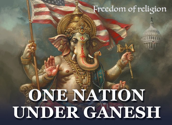 Drawmocracy's tweet photo. @GregAbbott_TX Remember…Freedom of religion… https://t.co/yi2OA3VCTk