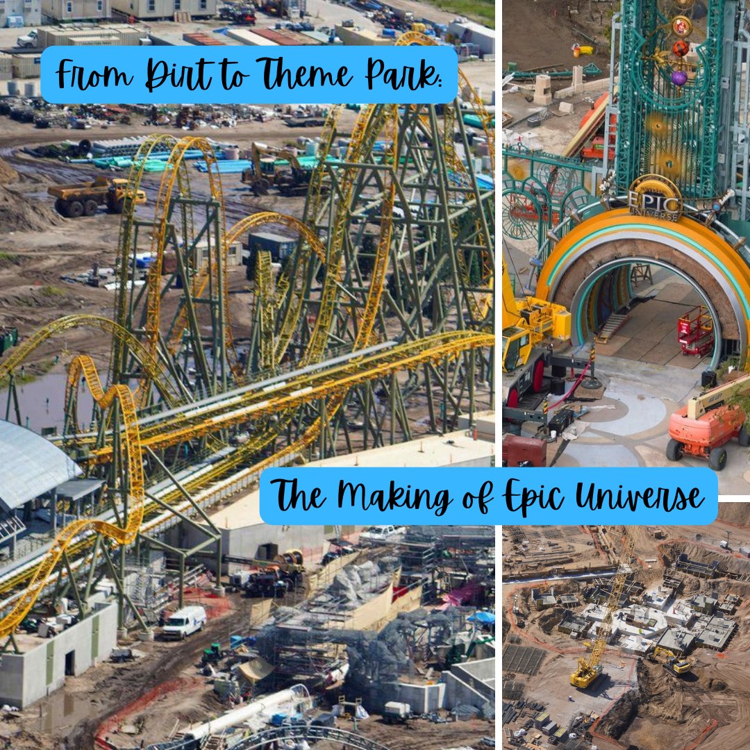 Take a look a back at Epic Universe's incredible rise from the ground up—one milestone at a time thanks to fantastic aerial photos from <a href="/bioreconstruct/">bioreconstruct</a>. 

Take a look back at the park’s epic transformation: touristician.com/2025/05/12/fro…

#EpicUniverse #ThemeParkMagic #Universal