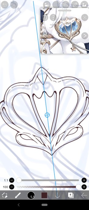 【wip】小物ちまちま描いてる
線対称定規は神 