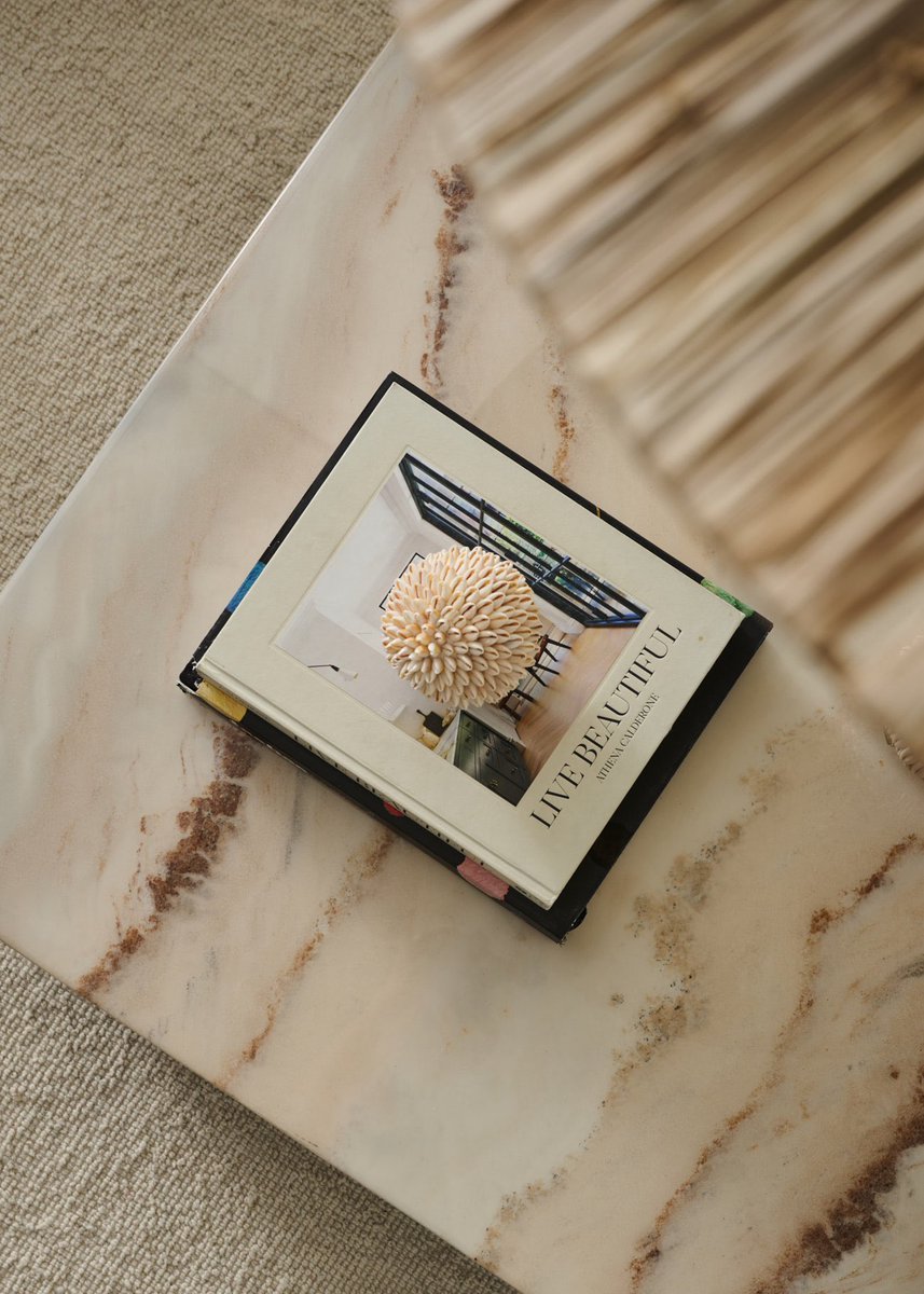 homeandsouldxb's tweet image. Elevate your coffee table moment with the Caroline Italian marble table! Styled with a good book and our latest drop of handcrafted shell decor.   
 
#homeandsouldubai #ItalianMarble #FeelGoodSpaces #CoffeeTableStyling #ShellDecor #NaturalElegance #InteriorInspo #StyledWithSoul