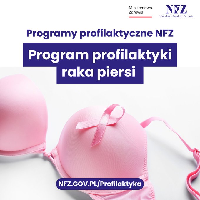 NFZ_GOV_PL's tweet photo. 🚺 Rak piersi to najczęściej diagnozowany nowotwór u kobiet w Polsce. Wczesne wykrycie może uratować życie!
🩷 Mammografia to badanie, które trwa kilka minut i nie wymaga przygotowania!
👩🦱👩🦳 Masz 45-74 lata?
Skorzystaj z bezpłatnej mammografii w ramach #NFZ – dostępnej w poradniach i mammobusach. Nie potrzebujesz skierowania!
📍 Znajdź najbliższą placówkę
👉https://t.co/pz6Q4MV7pt
🚑 Sprawdź harmonogram mammobusów
👉 https://t.co/bC6WVXUEQC
@MZ_GOV_PL @NFZ_GOV_PL