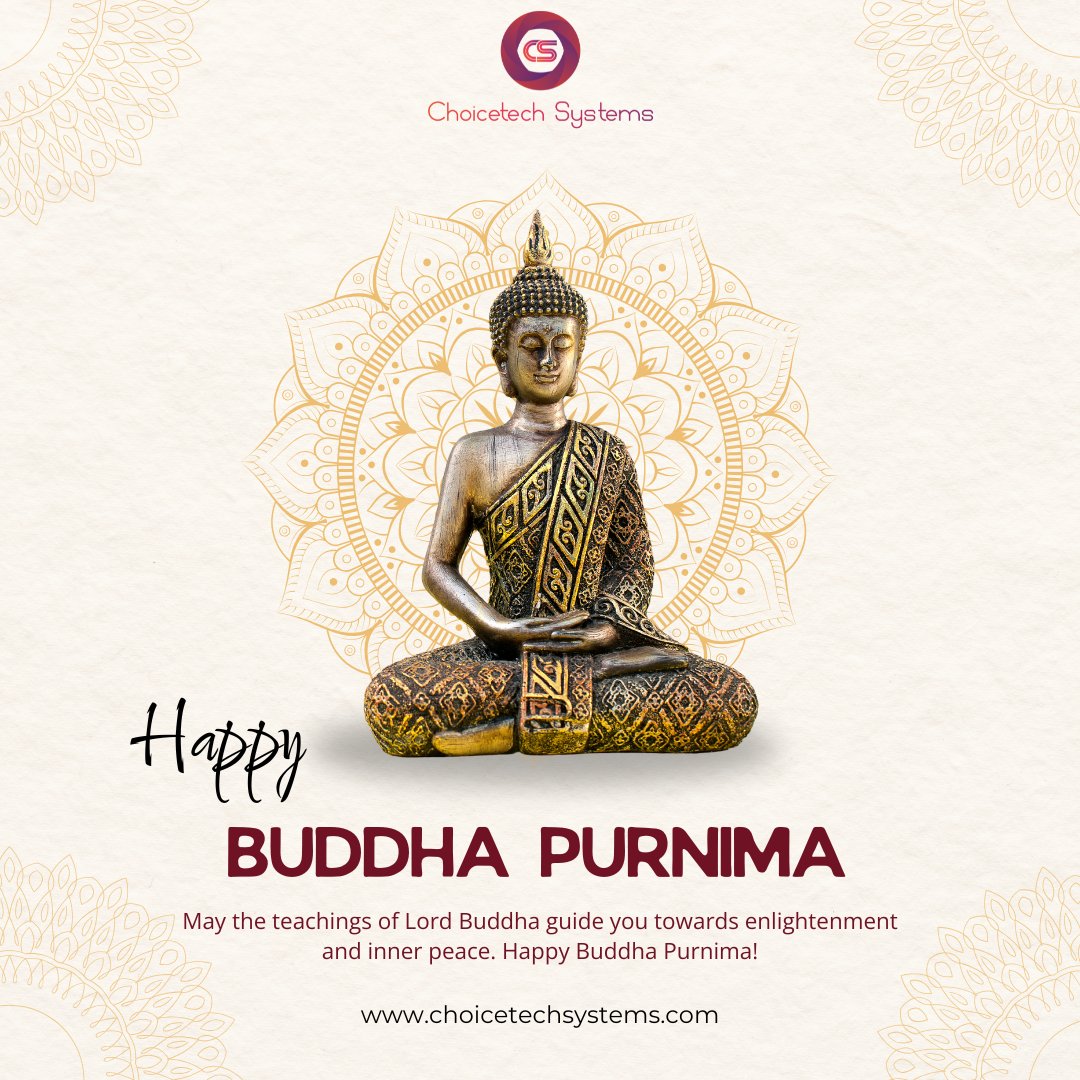 ChoicetechSyst1's tweet image. #buddha #buddhapurnima #choicetechsystems