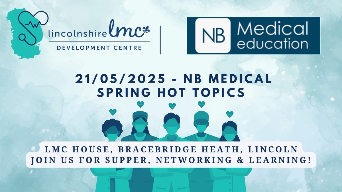 STILL TIME TO BOOK!

Calling GPs and ACPs! A fantastic opportunity to log CPD hours, heavily subsidised.
Secure your place, go to: lincslmc.co.uk/product/21-05-…