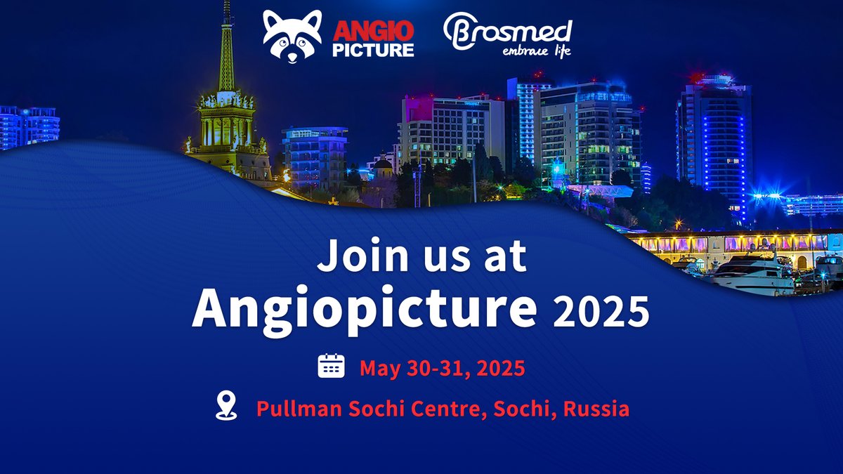 Elevate Your Vascular Expertise at #AngioPicture2025!

Mark your calendars for May 30-31 in Sochi, Russia, where #BrosMed will unveil our comprehensive solutions to transform vascular interventions. 

#InterventionalCardiology #VascularAccess #CHIP #MedicalInnovation