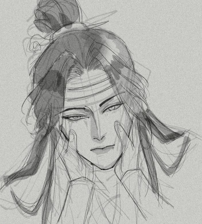 Sketch Wei Ying's husband 😘!

#MDZS #Lanzhan #lanwangji