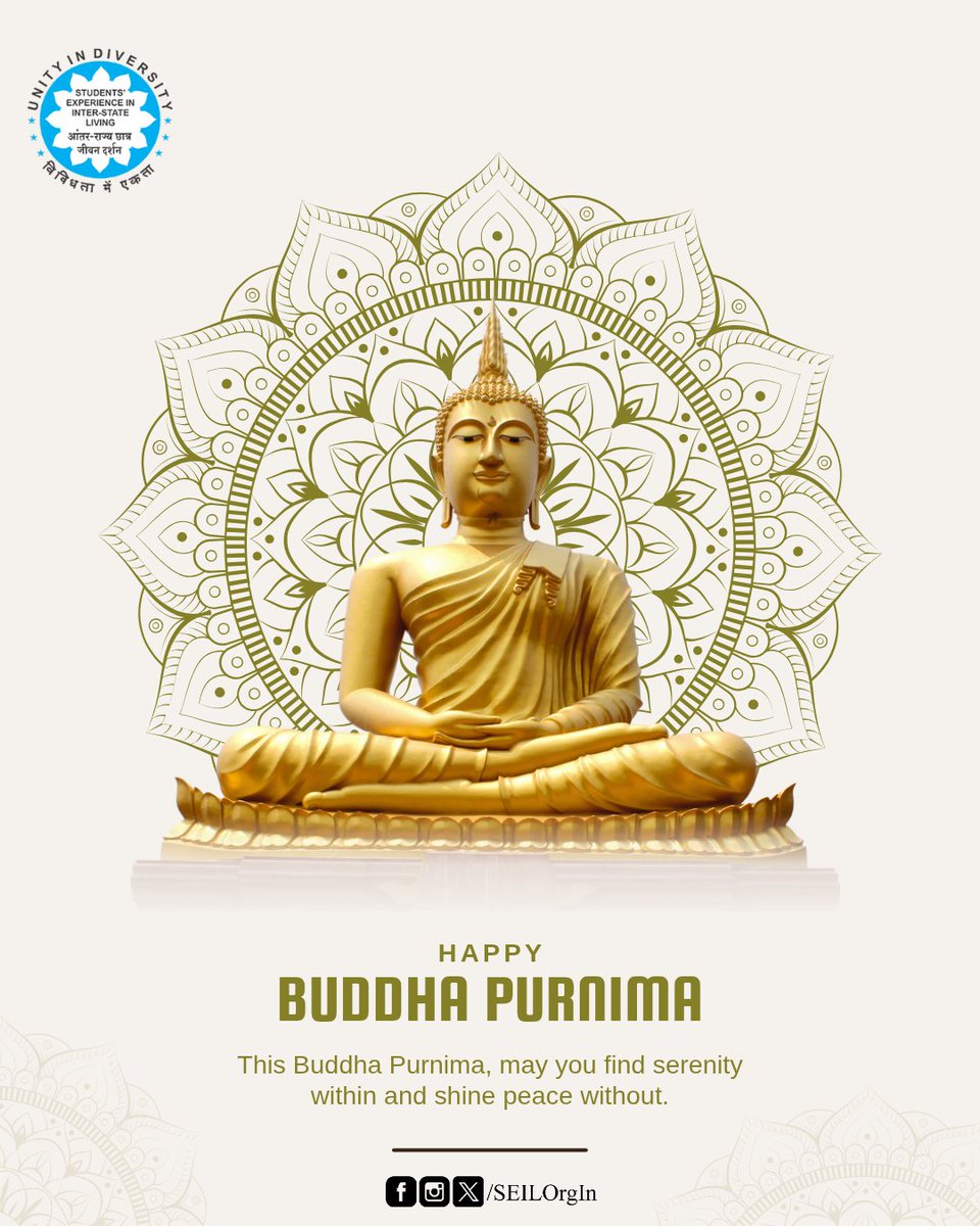 Wishing everyone a very Happy Buddha Jayanti. May Lord Buddha enlighten us on the path of peace and harmony.