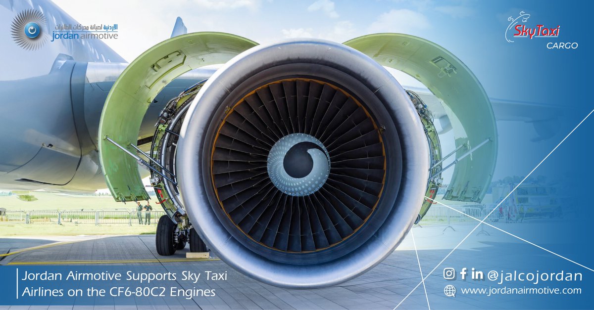 Jordan Airmotive is pleased to share the successful completion of engine maintenance for Sky Taxi Cargo, carried out at our facility within an optimal timeframe. For more information, shorturl.at/xFvGK

#Jordanairmotive #Jalco #skytaxi