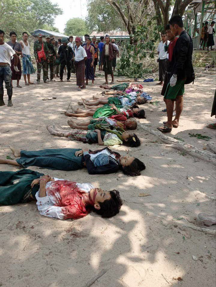 9dde3d9d8cce427's tweet photo. Breaking News: 

Military Airstrike on Ohtheinkwin Village School in Depayin Township Leaves Around 50 Students Dead or Injured

May 12, 2025

A military aircraft bombed the Ohtheinkwin village school in Depayin Township, Sagaing Region, resulting in the death or injury of around 50 students, including two teachers, according to a local rescue worker.

The airstrike took place at around 9:55 a.m. today when the military dropped bombs on the village school in Ohtheinkwin. It has been reported that two female teachers were killed on the spot, and many children lost their lives or were injured.

“The bomb directly hit the school. The two teachers died immediately. Around 50 students may have been killed or injured. Some children are still missing, and some have suffered severe injuries, including eye loss and head wounds. We are currently transporting the injured with vehicles. The situation is dire,” said a rescue worker from Depayin Township.

So far, the bodies of 11 children and two female teachers have been recovered, with many other children sustaining injuries. Rescue operations are still ongoing.