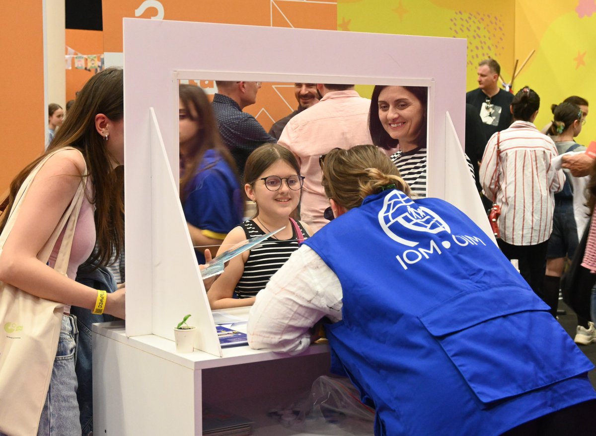 IOM Georgia (@iomgeorgia) on Twitter photo 🇪🇺 A big thank you to everyone who joined us in celebrating Europe Day together with <a href="/EUinGeorgia/">EU Delegation Georgia 🇪🇺</a>. #IOMGeorgia stand with the Europe puzzle, interactive quiz, and border crossing simulation were a hit and popular among visitors of all ages.
Until next time! 💙#ertad 🇪🇺 A big thank you to everyone who joined us in celebrating Europe Day together with <a href="/EUinGeorgia/">EU Delegation Georgia 🇪🇺</a>. #IOMGeorgia stand with the Europe puzzle, interactive quiz, and border crossing simulation were a hit and popular among visitors of all ages.
Until next time! 💙#ertad