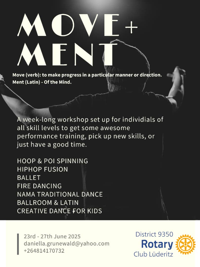 ludertz's tweet image. Empowering Dancers Through Movement &amp;amp; Mindfulness

📍 Application forms are available at the iLogistics office in Bismark Street

Step into movement. Step into mindfulness. Step into purpose.
Let’s dance! 💃🕺 #DanceForACause #staytuned