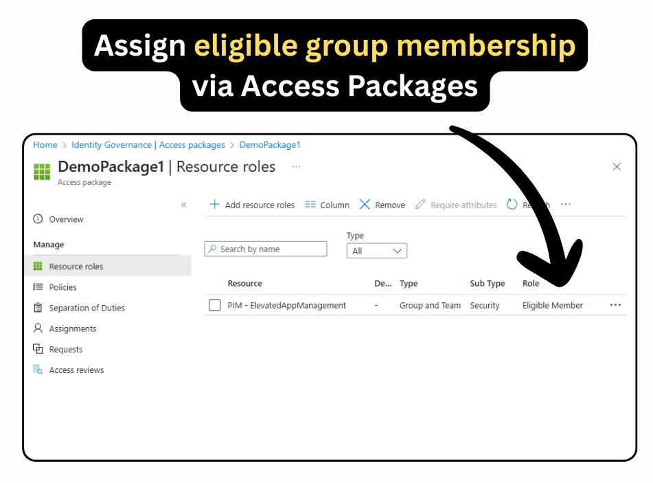 DanielatOCN's tweet image. You can now assign eligible group memberships via access packages in Microsoft Entra. Here is how > ourcloudnetwork.com/eligible-pim-eโฆ
While the functionality is not yet available in the Entra admin portal, you can get the job done with PowerShell, using the code examples above in myโฆ