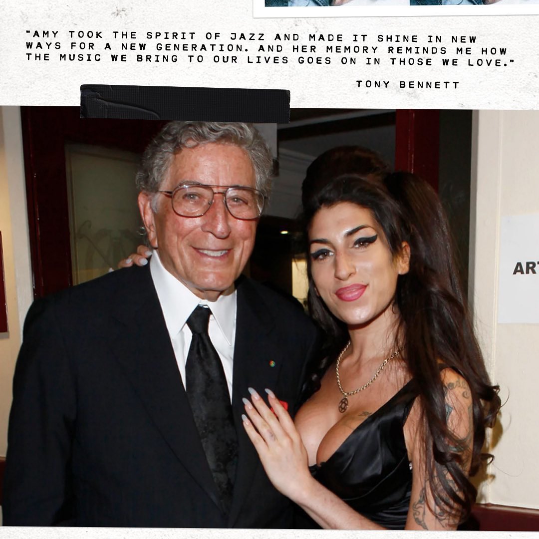 TheWinettes's tweet photo. Tony Bennett and Amy Winehouse’s ‘Body and Soul’ has now surpassed 100M streams on Spotify.  🖤 #bodyandsoul https://t.co/UI5Fkb0wMf
