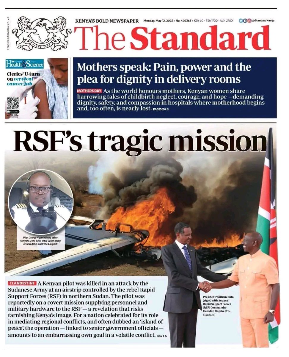 The Standard newspaper has unfortunately devolved into an outlet for propaganda.

Today’s headline has already been publicly disputed, raising serious questions about whether the editors are taking the time 2 fact-check their sensational stories before going  2 print.