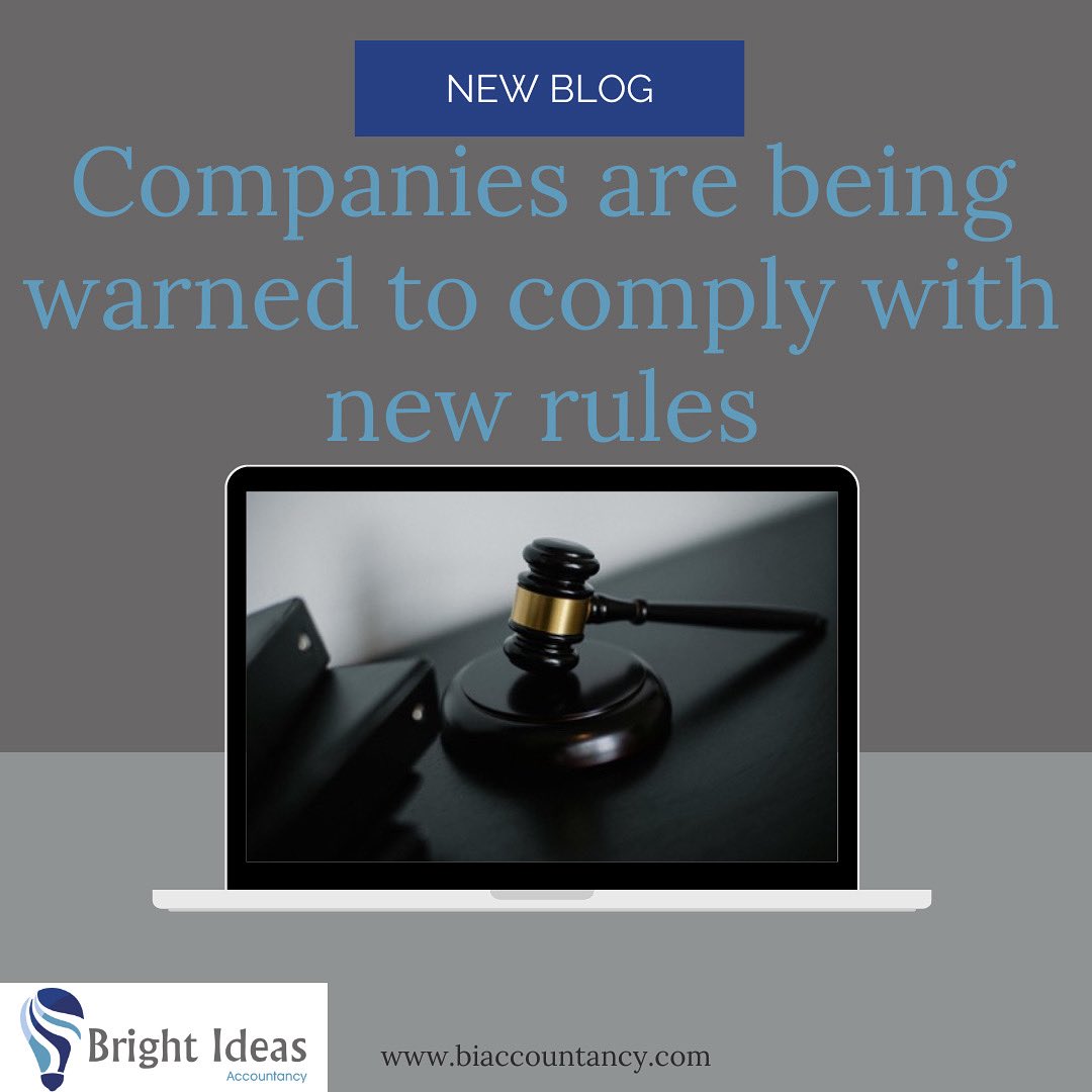 Companies are being warned to comply with new rules from Companies House or face penalties. 

Find out more now: biaccountancy.com/companies-are-…

#companies #businesses #HMRC #compliance