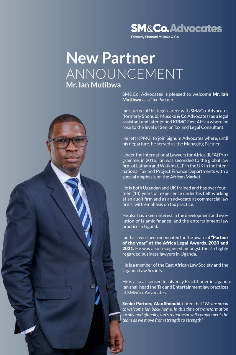 Shonubi, Musoke & Co (@shonubimusoke) on Twitter photo 