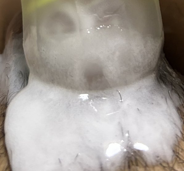 最後は大噴射….